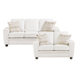 Zander Beige 2-Piece Living Room Set by Homelegance at Eve Furniture
