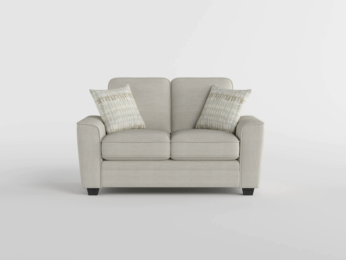 Zander Beige Loveseat by Homelegance at Eve Furniture