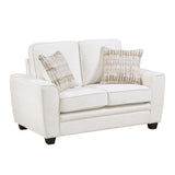 Zander Beige Loveseat by Homelegance at Eve Furniture