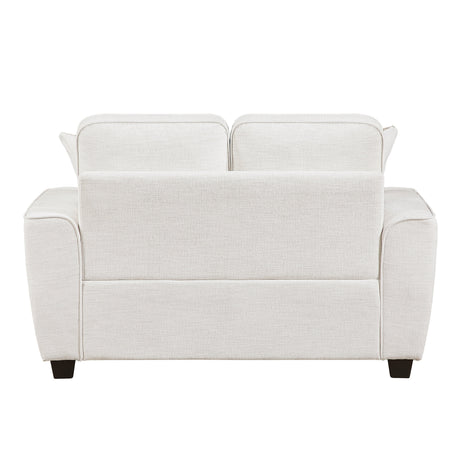 Zander Beige Loveseat by Homelegance at Eve Furniture
