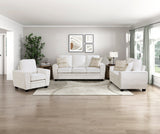 Zander Beige Loveseat by Homelegance at Eve Furniture