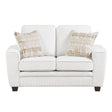 Zander Beige Loveseat by Homelegance at Eve Furniture
