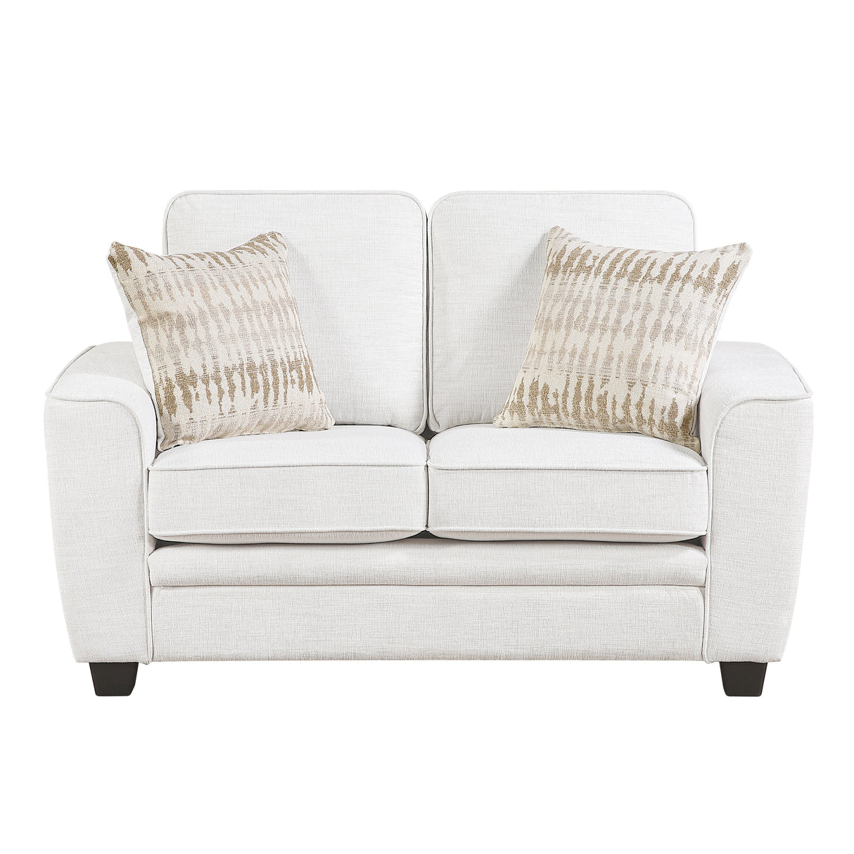 Zander Beige Loveseat by Homelegance at Eve Furniture