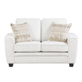Zander Beige Loveseat by Homelegance at Eve Furniture