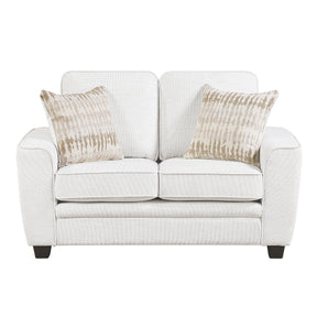 Zander Beige Loveseat by Homelegance at Eve Furniture