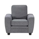 Zander Dark Gray Living Room Set by Homelegance at Eve Furniture