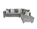 Zander Grey Right Arm Facing (RAF) Sectional by New Era Innovations at Eve Furniture