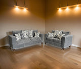 Zander Grey Sofa & Loveseat by New Era Innovations at Eve Furniture