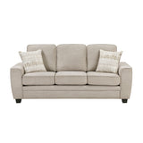 Zander Taupe 2-Piece Living Room Set by Homelegance at Eve Furniture