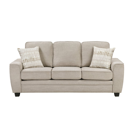 Zander Taupe 2-Piece Living Room Set by Homelegance at Eve Furniture