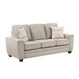 Zander Taupe 2-Piece Living Room Set by Homelegance at Eve Furniture