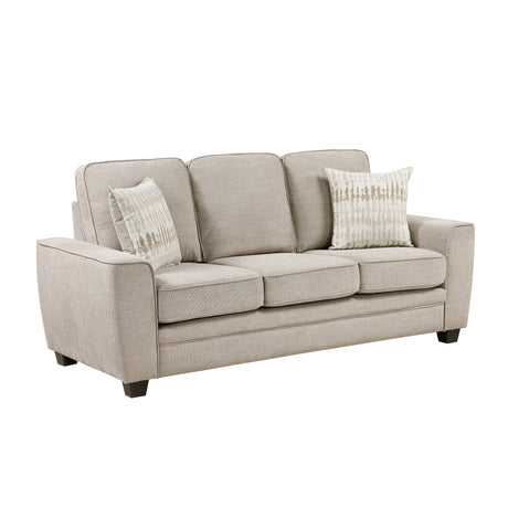 Zander Taupe 2-Piece Living Room Set by Homelegance at Eve Furniture