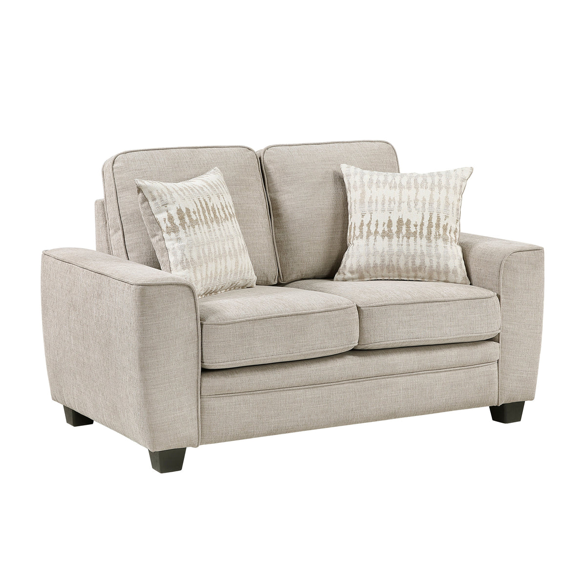 Zander Taupe 2-Piece Living Room Set by Homelegance at Eve Furniture