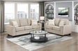 Zander Taupe Living Room Set by Homelegance at Eve Furniture