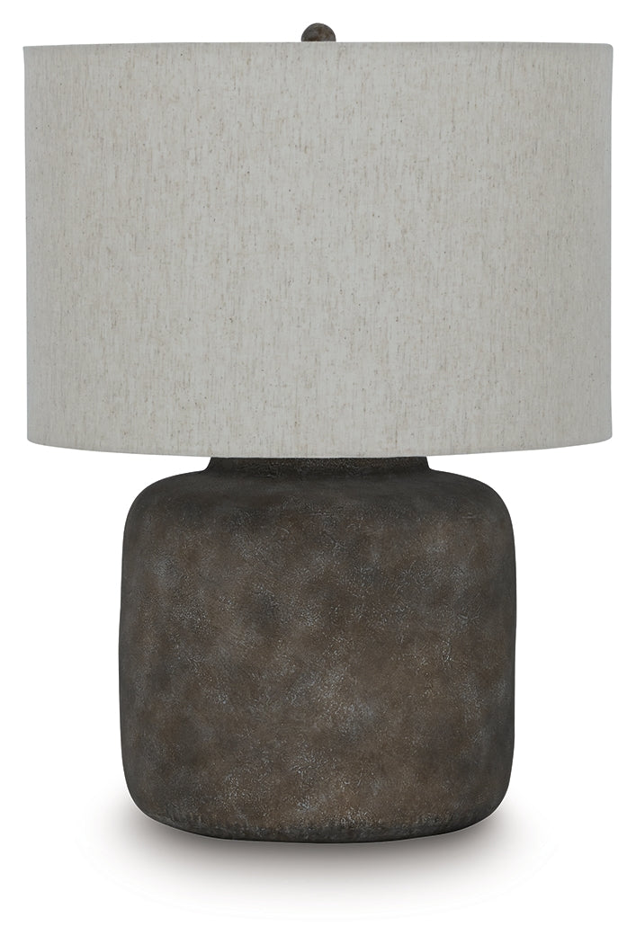 Zandophen Antique Gray Table Lamp by ASHLEY FURNITURE at Eve Furniture