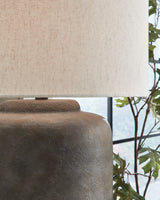 Zandophen Antique Gray Table Lamp by ASHLEY FURNITURE at Eve Furniture