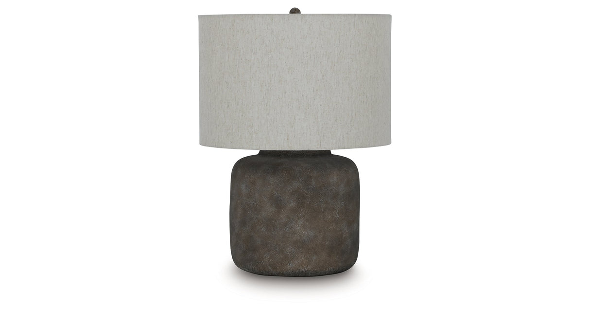 Zandophen Antique Gray Table Lamp by ASHLEY FURNITURE at Eve Furniture