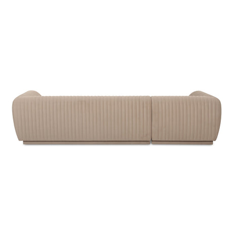 Zandro Beige Left Sectional by MOES at Eve Furniture