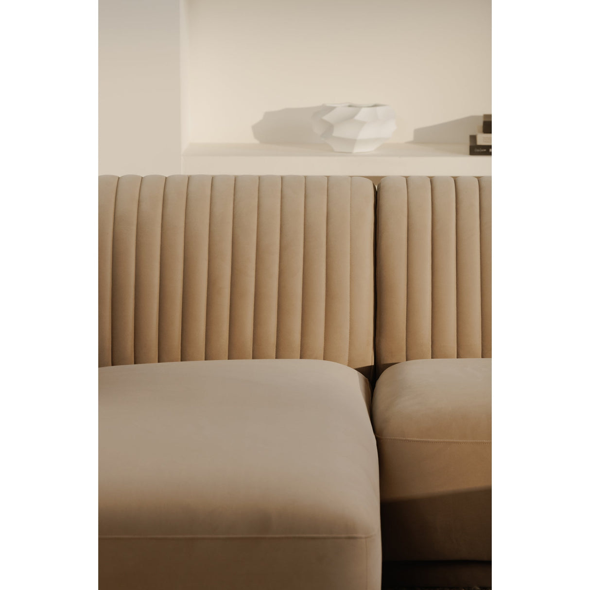 Zandro Beige Left Sectional by MOES at Eve Furniture
