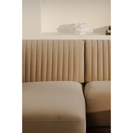 Zandro Beige Left Sectional by MOES at Eve Furniture