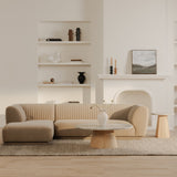 Zandro Beige Left Sectional by MOES at Eve Furniture