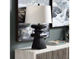 Zane Black Table Lamp (Set of 2) by Crestview at Eve Furniture