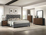 Zane Brown & Gray 6-Drawer Dresser by Crown Mark at Eve Furniture