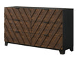 Zane Brown & Gray 6-Drawer Dresser by Crown Mark at Eve Furniture