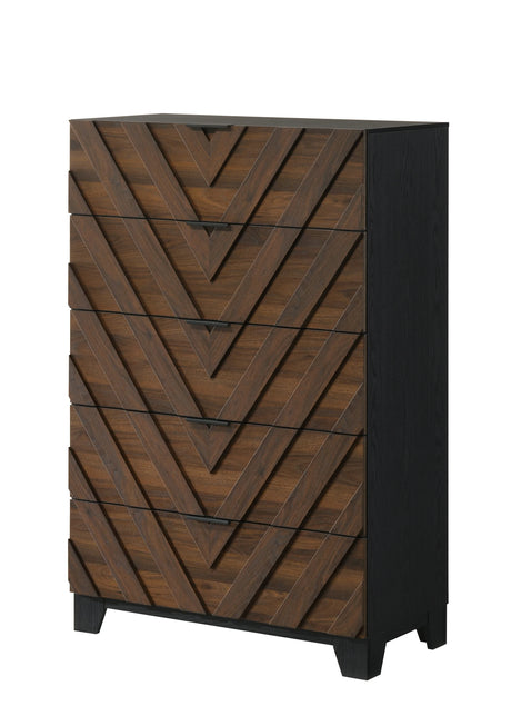 Zane Brown & Gray Chest by Crown Mark at Eve Furniture