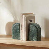 Zane Green Marble Bookends (Set of 2) by MOES at Eve Furniture