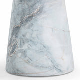 Zara Aegean Marble Indoor / Outdoor Side Table by TOV Furniture at Eve Furniture