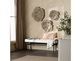 Zara White/Black Bench by Crestview at Eve Furniture