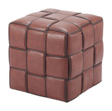 Zare Brown Ottoman by Zuomod at Eve Furniture