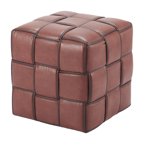 Zare Brown Ottoman by Zuomod at Eve Furniture