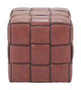 Zare Brown Ottoman by Zuomod at Eve Furniture