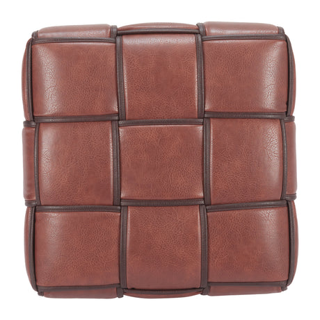 Zare Brown Ottoman by Zuomod at Eve Furniture