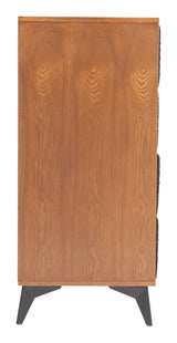 Zarif Black & Walnut Chest by Zuomod at Eve Furniture