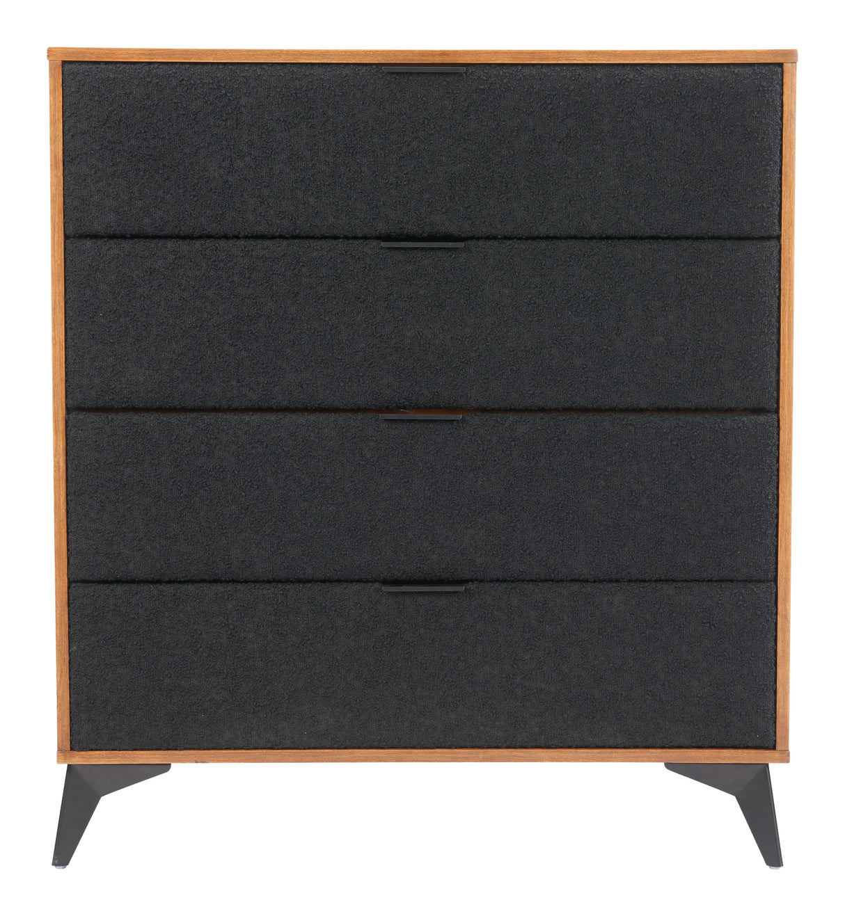 Zarif Black & Walnut Chest by Zuomod at Eve Furniture
