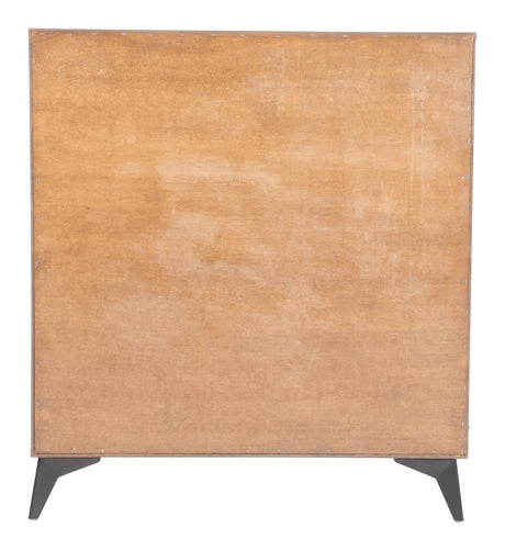 Zarif Black & Walnut Chest by Zuomod at Eve Furniture