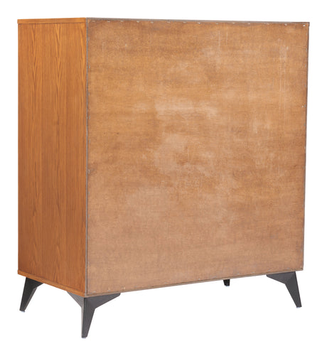 Zarif Black & Walnut Chest by Zuomod at Eve Furniture