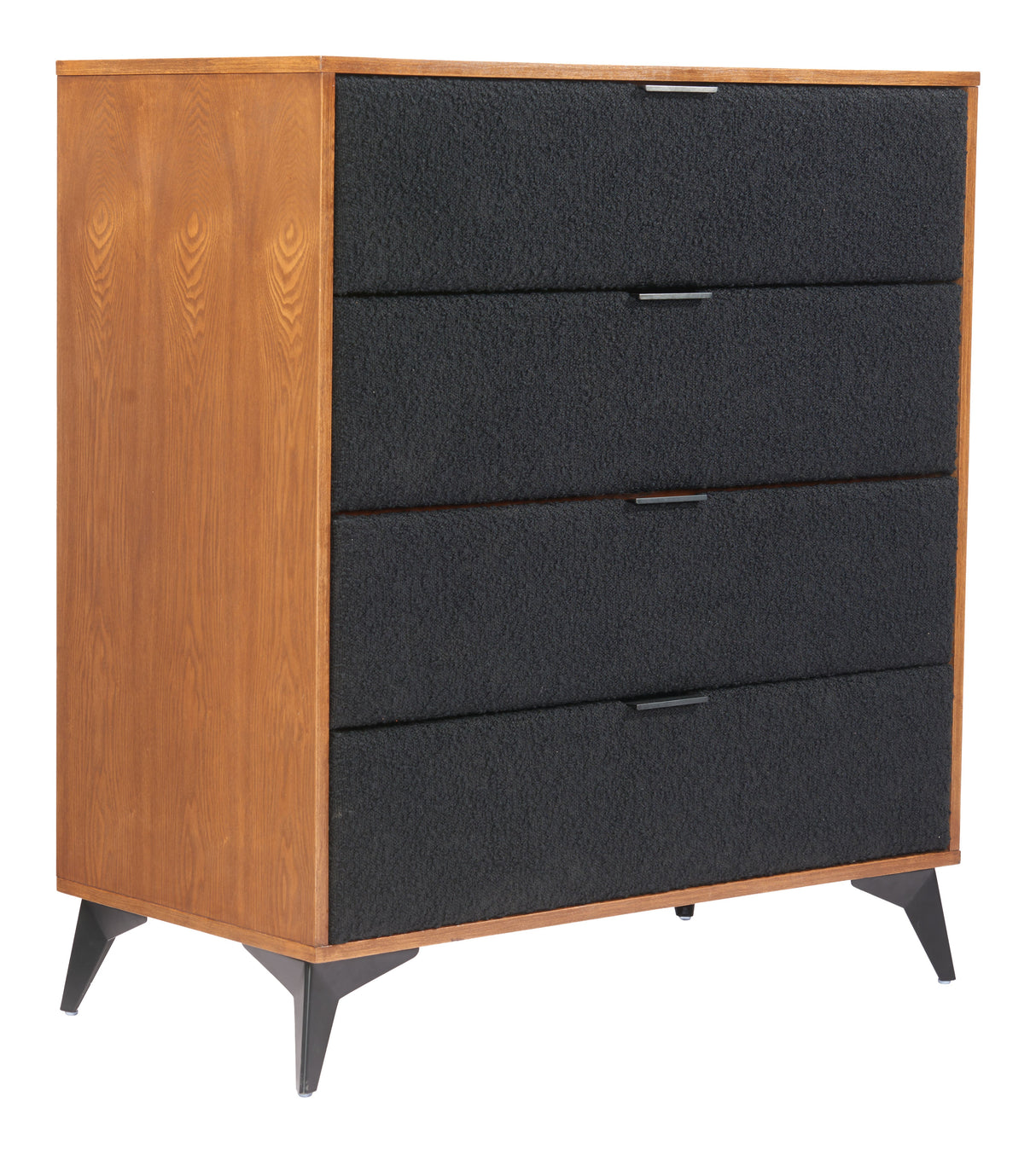 Zarif Black & Walnut Chest by Zuomod at Eve Furniture