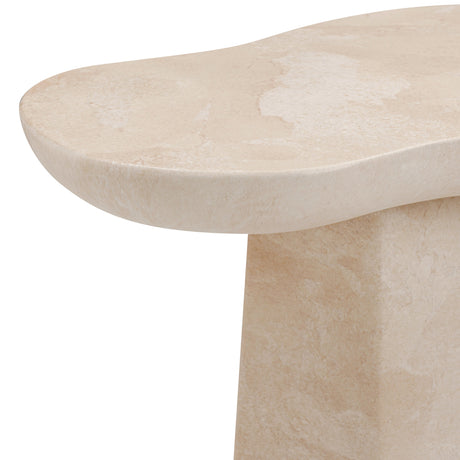 Zaya Rose Faux Marble Indoor/Outdoor Side Table by TOV Furniture at Eve Furniture