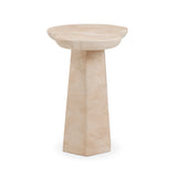 Zaya Rose Faux Marble Indoor/Outdoor Side Table by TOV Furniture at Eve Furniture