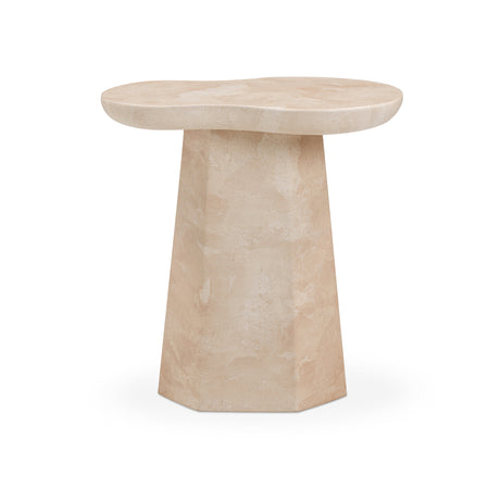 Zaya Rose Faux Marble Indoor/Outdoor Side Table by TOV Furniture at Eve Furniture