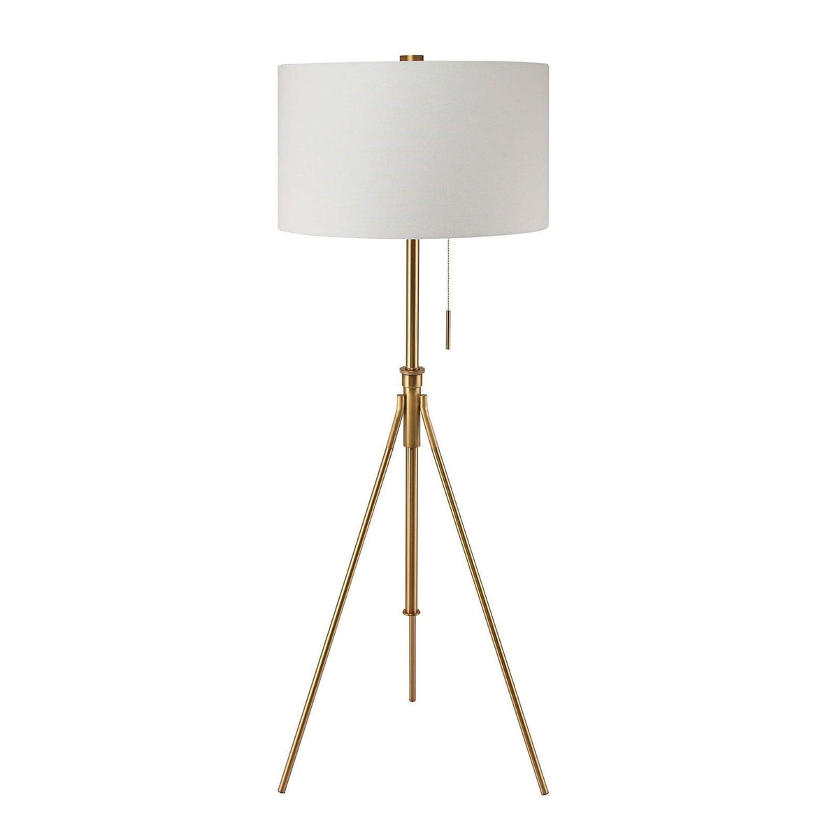 Zaya Stained Gold Floor Lamp by Furniture of America at Eve Furniture