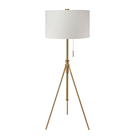 Zaya Stained Gold Floor Lamp by Furniture of America at Eve Furniture