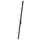 Zayan Black High Gloss Full Length Floor Mirror With Lighting by Coaster at Eve Furniture