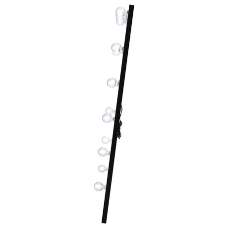 Zayan Black High Gloss Full Length Floor Mirror With Lighting by Coaster at Eve Furniture