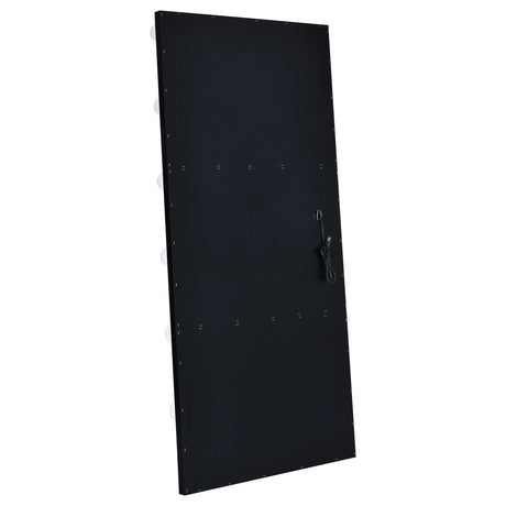 Zayan Black High Gloss Full Length Floor Mirror With Lighting by Coaster at Eve Furniture