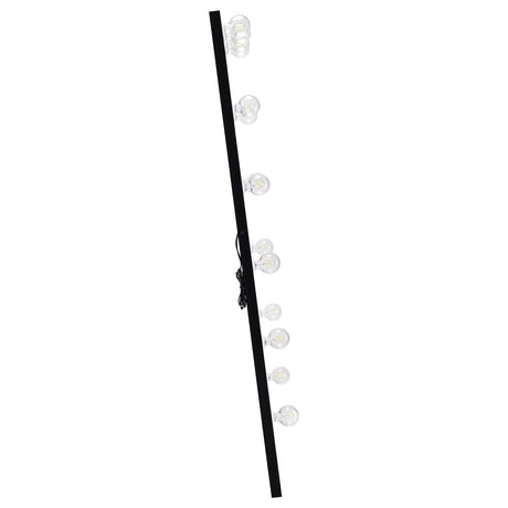 Zayan Black High Gloss Full Length Floor Mirror With Lighting by Coaster at Eve Furniture